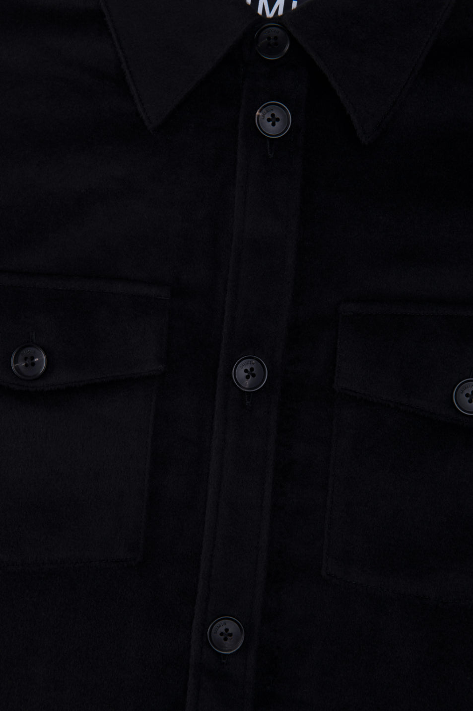 MIMIR MEMORY WOOL SILK SHIRT  Black