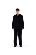 MIMIR MEMORY WOOL SILK SHIRT  Black