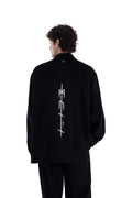 MIMIR MEMORY WOOL SILK SHIRT  Black