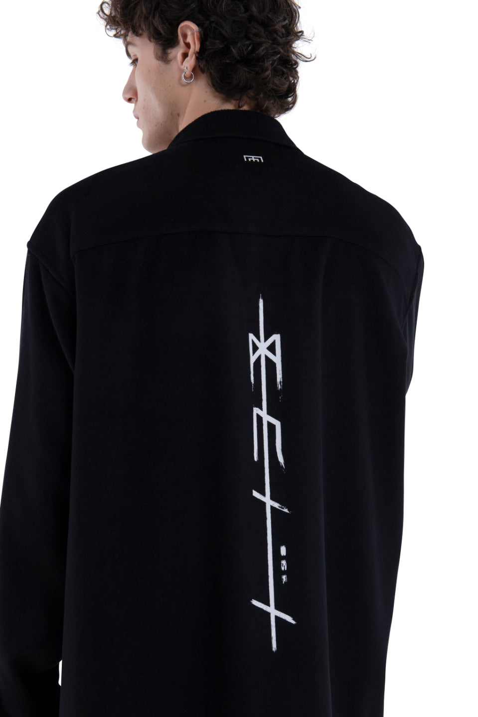 MIMIR MEMORY WOOL SILK SHIRT  Black