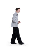 MIMIR MEMORY WOOL SILK SHIRT  Grey