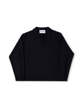 MIMIR MUNINN KNIT POLO  Black