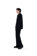 MIMIR MUNINN KNIT POLO  Black
