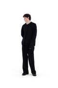 MIMIR MUNINN KNIT POLO  Black