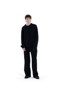 MIMIR MUNINN KNIT POLO  Black