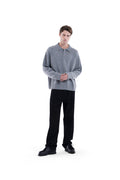 MIMIR MUNINN KNIT POLO  Grey
