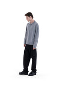 MIMIR MUNINN KNIT POLO  Grey