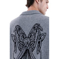 MIMIR MUNINN KNIT POLO  Grey