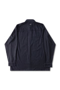 MIMIR REGLA PINSTRIPE SHIRT  Black/Chalk Stripe