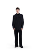 MIMIR REGLA PINSTRIPE SHIRT  Black/Chalk Stripe