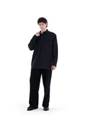 MIMIR REGLA PINSTRIPE SHIRT  Black/Chalk Stripe