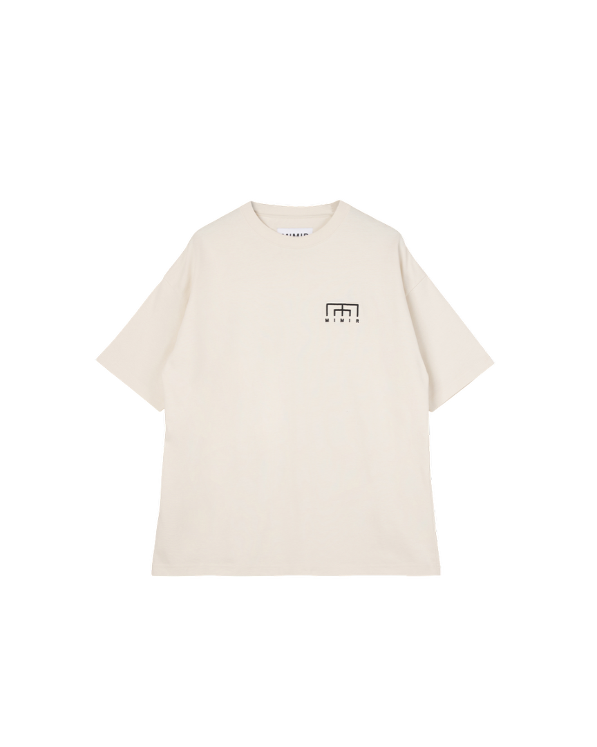 MIMIR SIGN T-Shirt T-SHIRT Beige/Early Frost