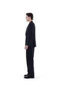 MIMIR SKADI PINSTRIPE BLAZER  Black/Chalk Stripe