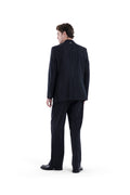 MIMIR SKADI PINSTRIPE BLAZER  Black/Chalk Stripe