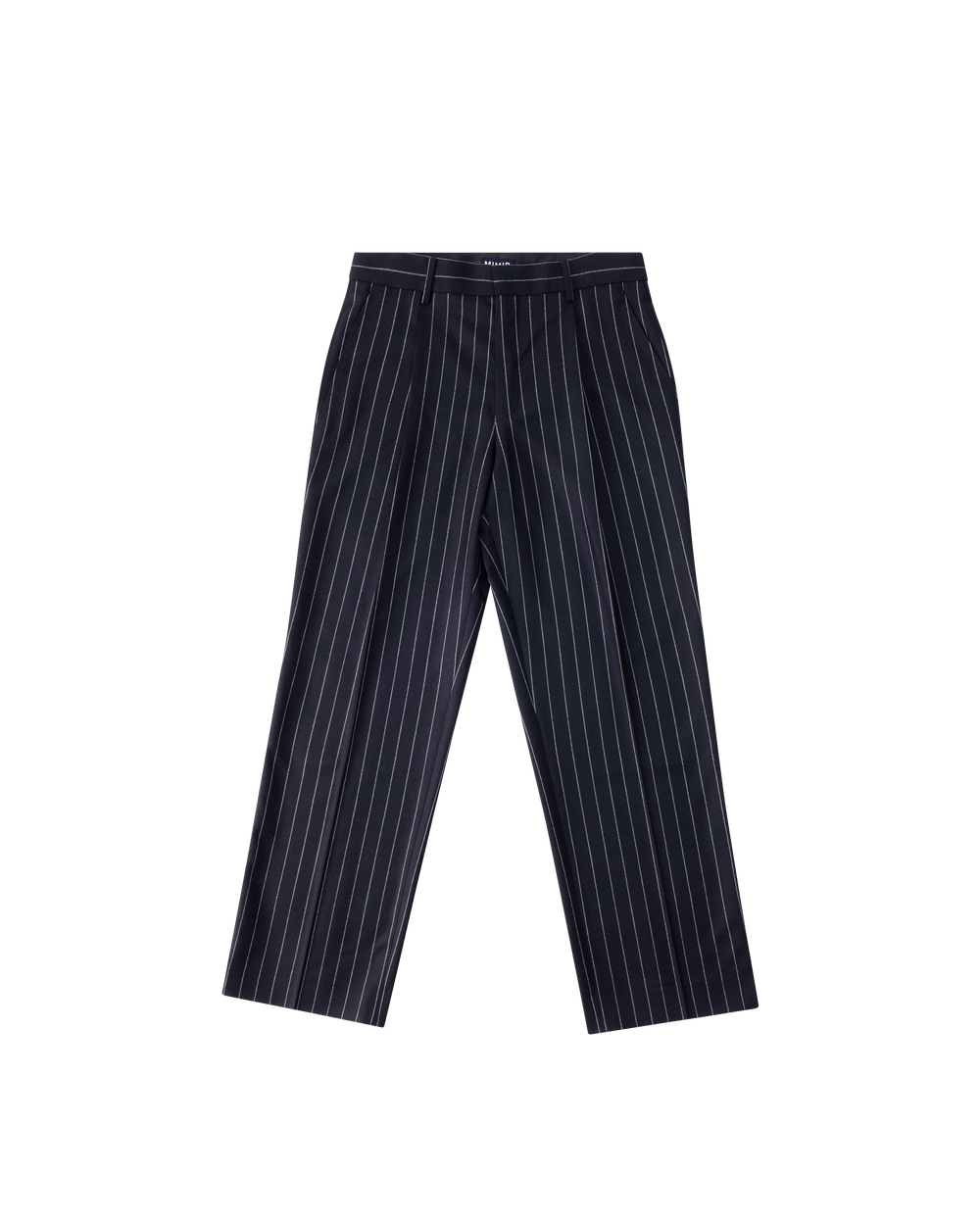 MIMIR SKADI PINSTRIPE TROUSERS  Black/Chalk Stripe
