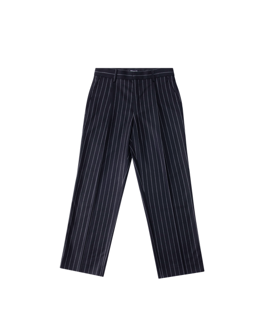 MIMIR SKADI PINSTRIPE TROUSERS  Black/Chalk Stripe