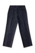 MIMIR SKADI PINSTRIPE TROUSERS  Black/Chalk Stripe