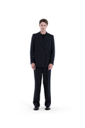 MIMIR SKADI PINSTRIPE TROUSERS  Black/Chalk Stripe