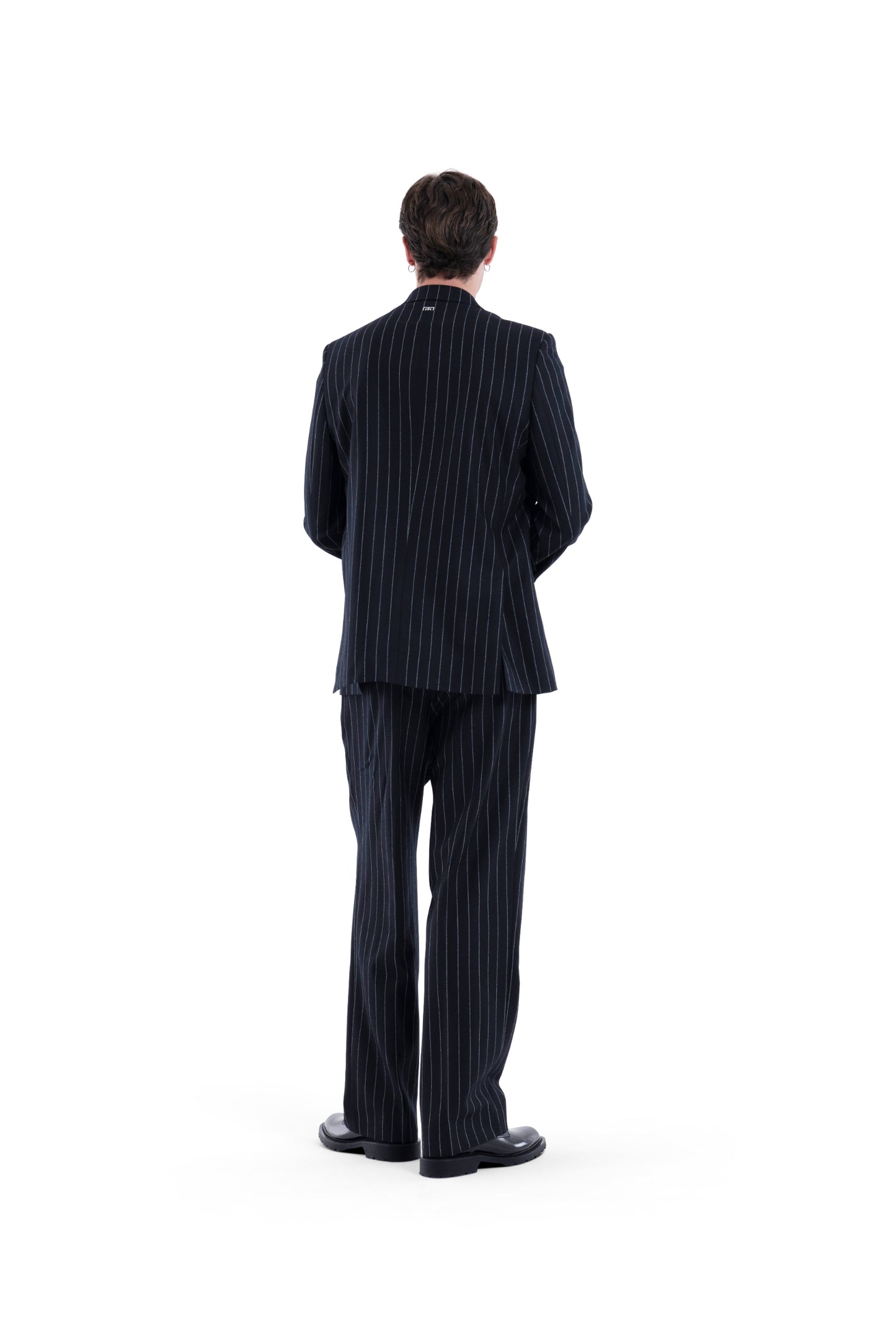 MIMIR SKADI PINSTRIPE TROUSERS  Black/Chalk Stripe