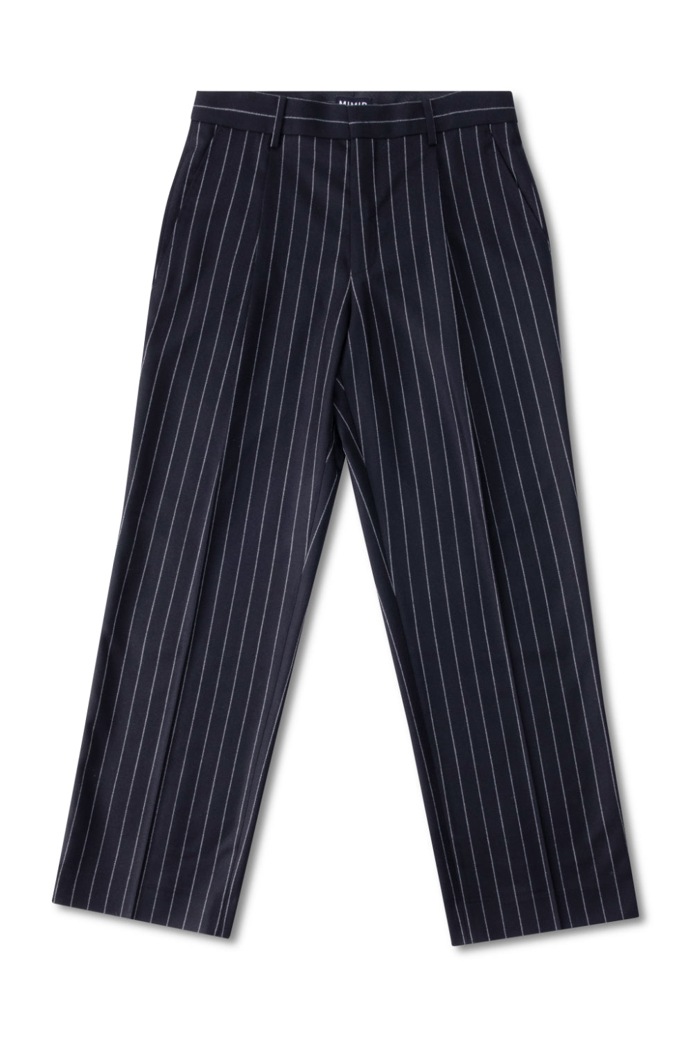 MIMIR SKADI PINSTRIPE TROUSERS  Black/Chalk Stripe