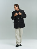 MIMIR STEN Blazer BLAZER Black/Affenpinscher