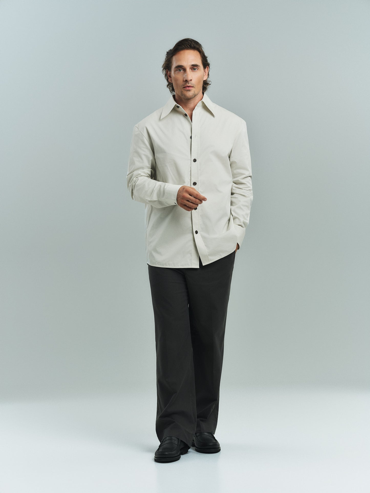 MIMIR STRENGTH Shirt SHIRT Beige/Early Frost