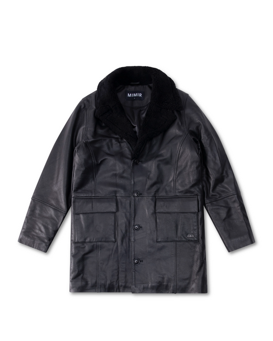 MIMIR VORN SHEARLING JACKET  Black