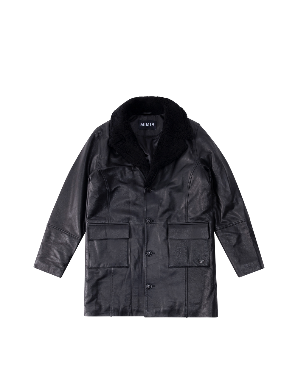 MIMIR VORN SHEARLING JACKET  Black