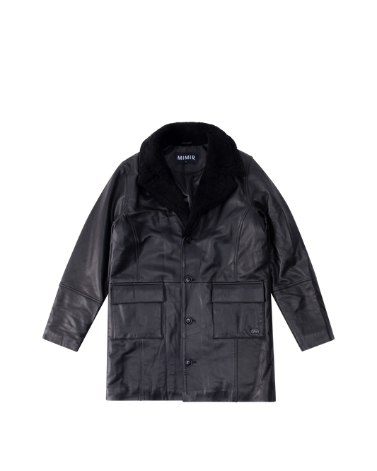 MIMIR VORN SHEARLING JACKET  Black