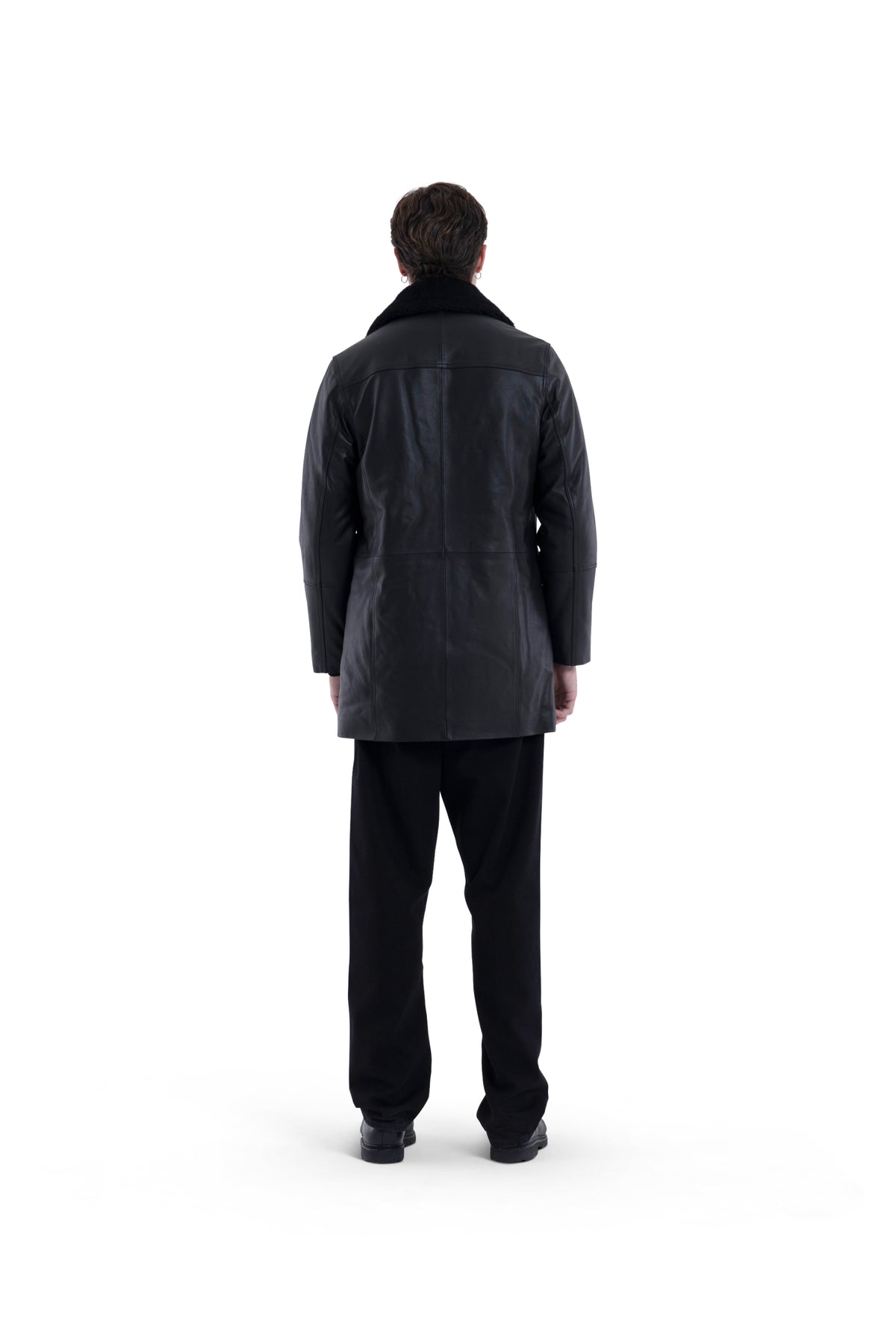 MIMIR VORN SHEARLING JACKET  Black