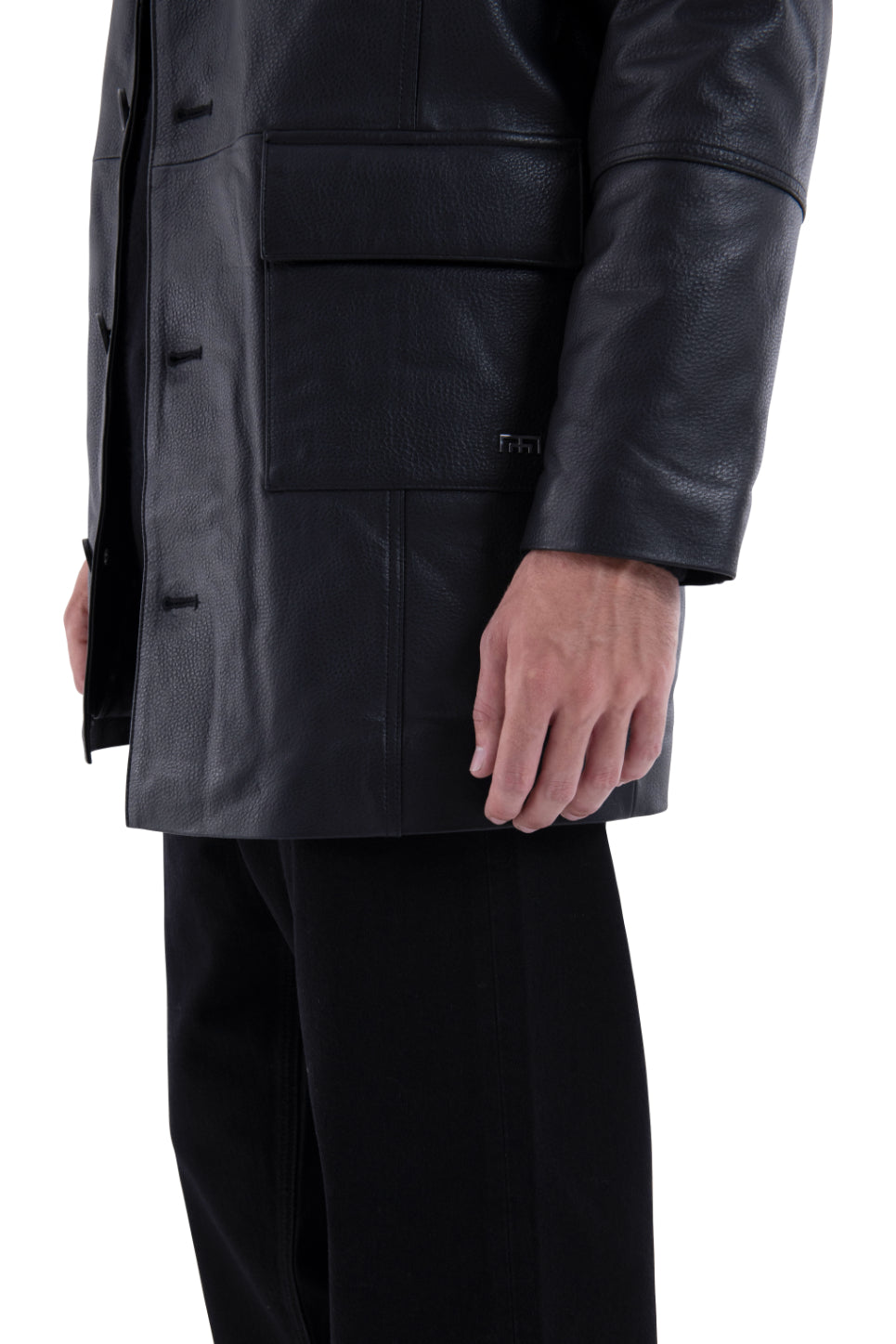 MIMIR VORN SHEARLING JACKET  Black