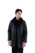 MIMIR VORN SHEARLING JACKET  Black