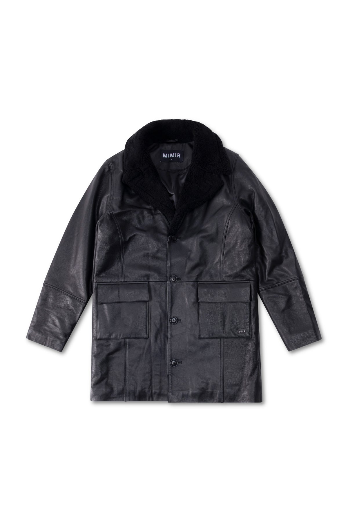 MIMIR VORN SHEARLING JACKET  Black